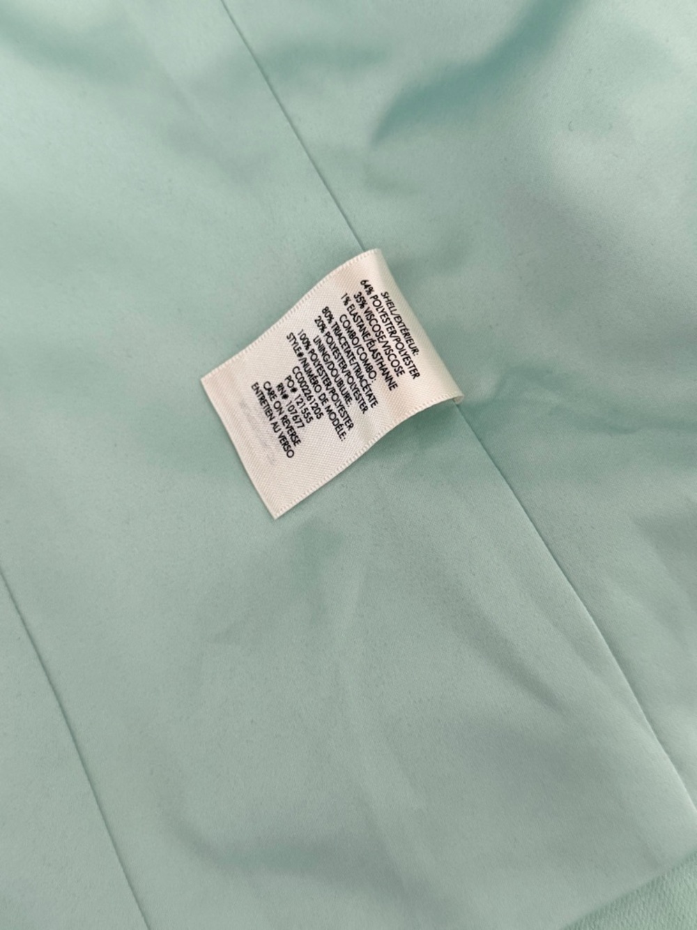 Alice + Olivia Mint Green Women's Oversized Blazer Jacket with rushed sleeves XS - Picture 11 of 12